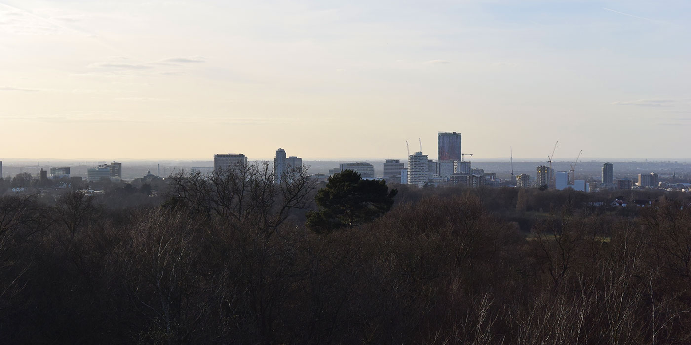 Croydon Addington Hills view of Croydon