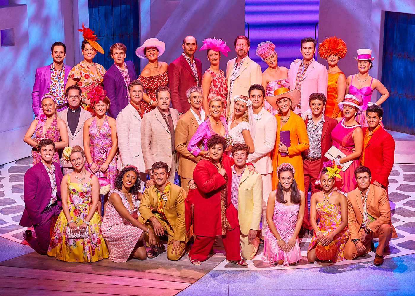 Cast of Mamma Mia. Photo by Brinkhoff Mögenburg