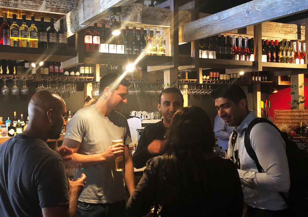 Veeno wine bar and Italian restaurant, Street Croydon