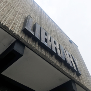 South Norwood brutalist library