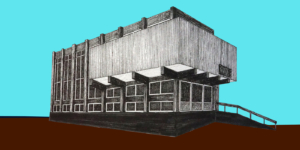 South Norwood brutalist library