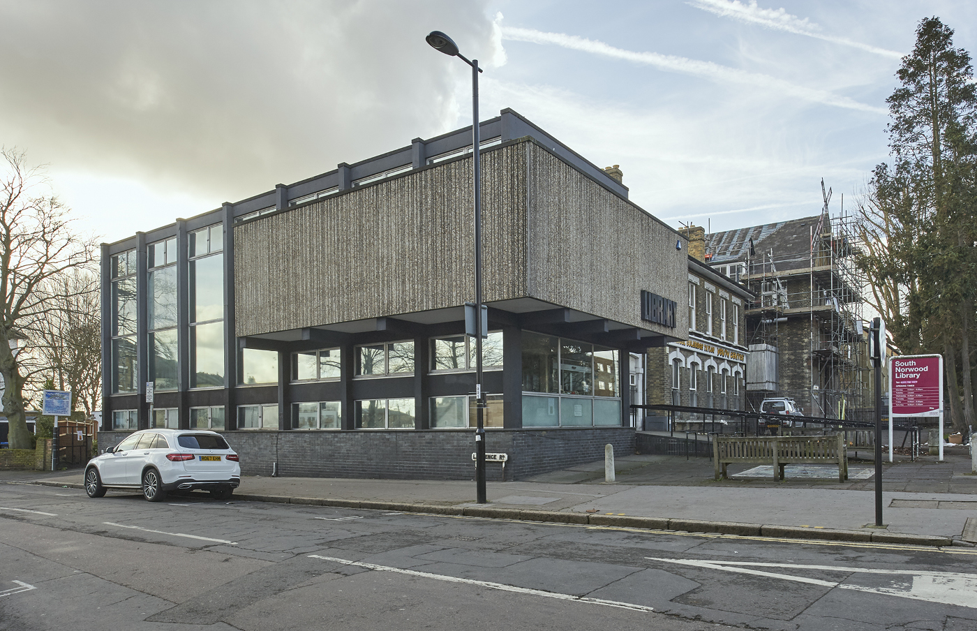 South Norwood brutalist library: Jo Underhill